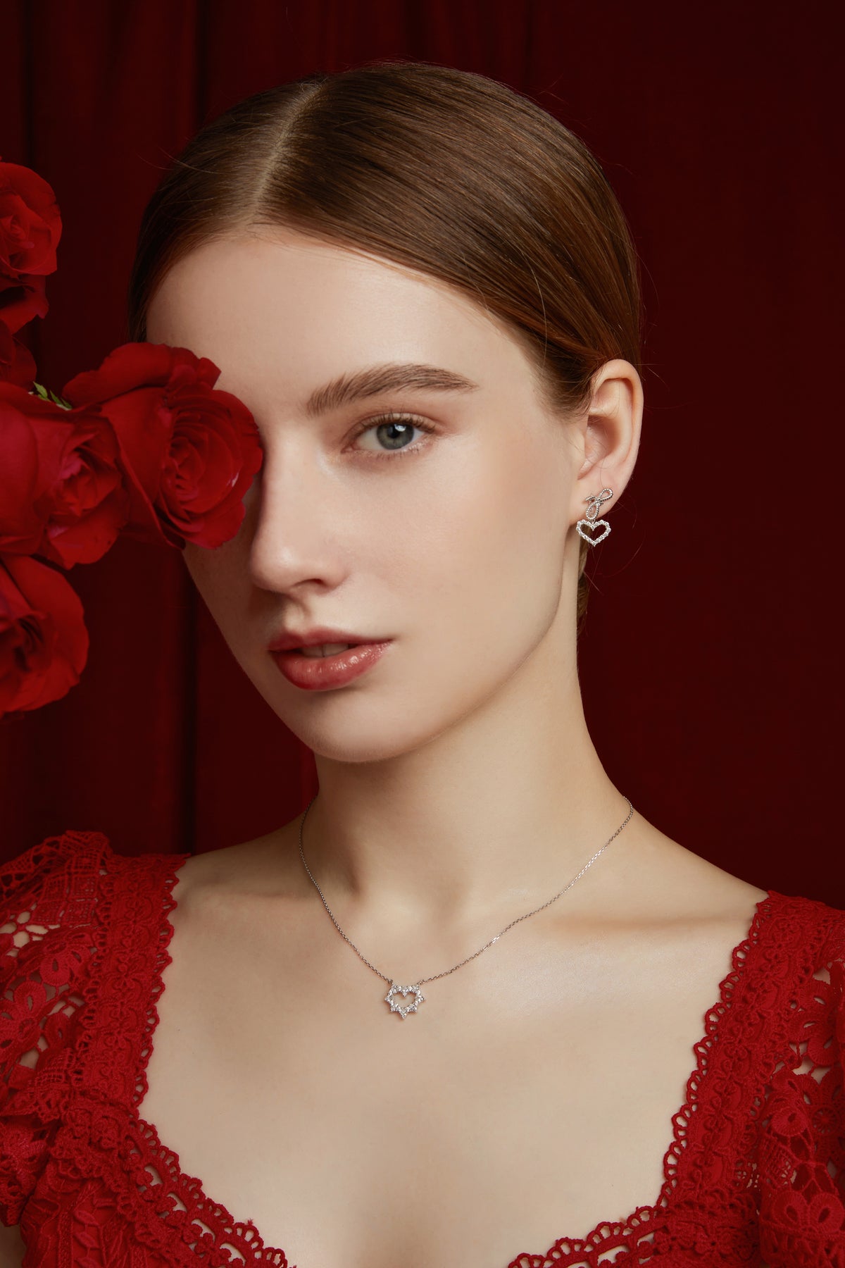 CIGALONG-Eternal Spark Heart Necklace