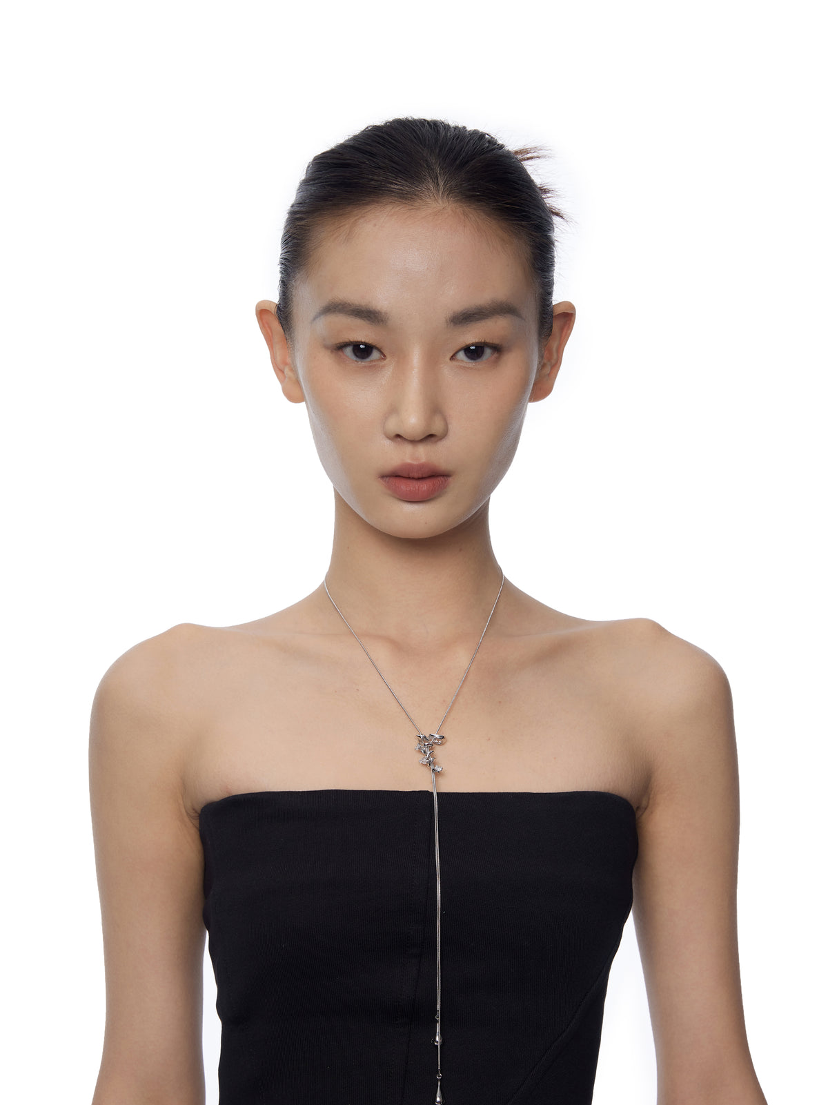 BOONEE-Teardrop Pull Chain Necklace