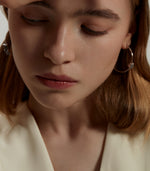 CIGALONG-Stone Shore Hoop Earrings