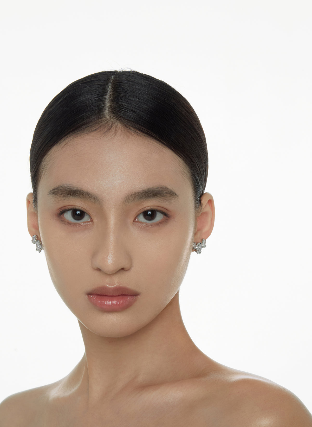 BOONEE-Crystal Cluster Stud Earrings