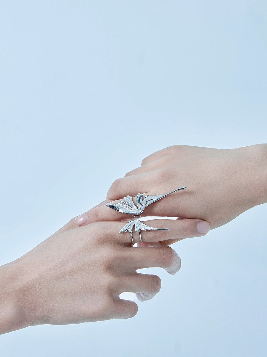 MOON WILD – Flutter Bond Open Ring (Left & Right)