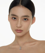 BOONEE-Silver Bunny Pendant Necklace