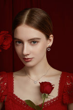 CIGALONG-Eternal Spark Heart Necklace