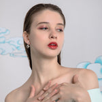 CIGALONG-Silhouette Bloom Drop Earrings