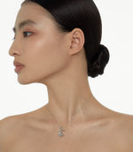 BOONEE-Silver Bunny Pendant Necklace