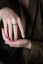 SERIOUSLY NEW-Mid-Width Fabric Texture Ring