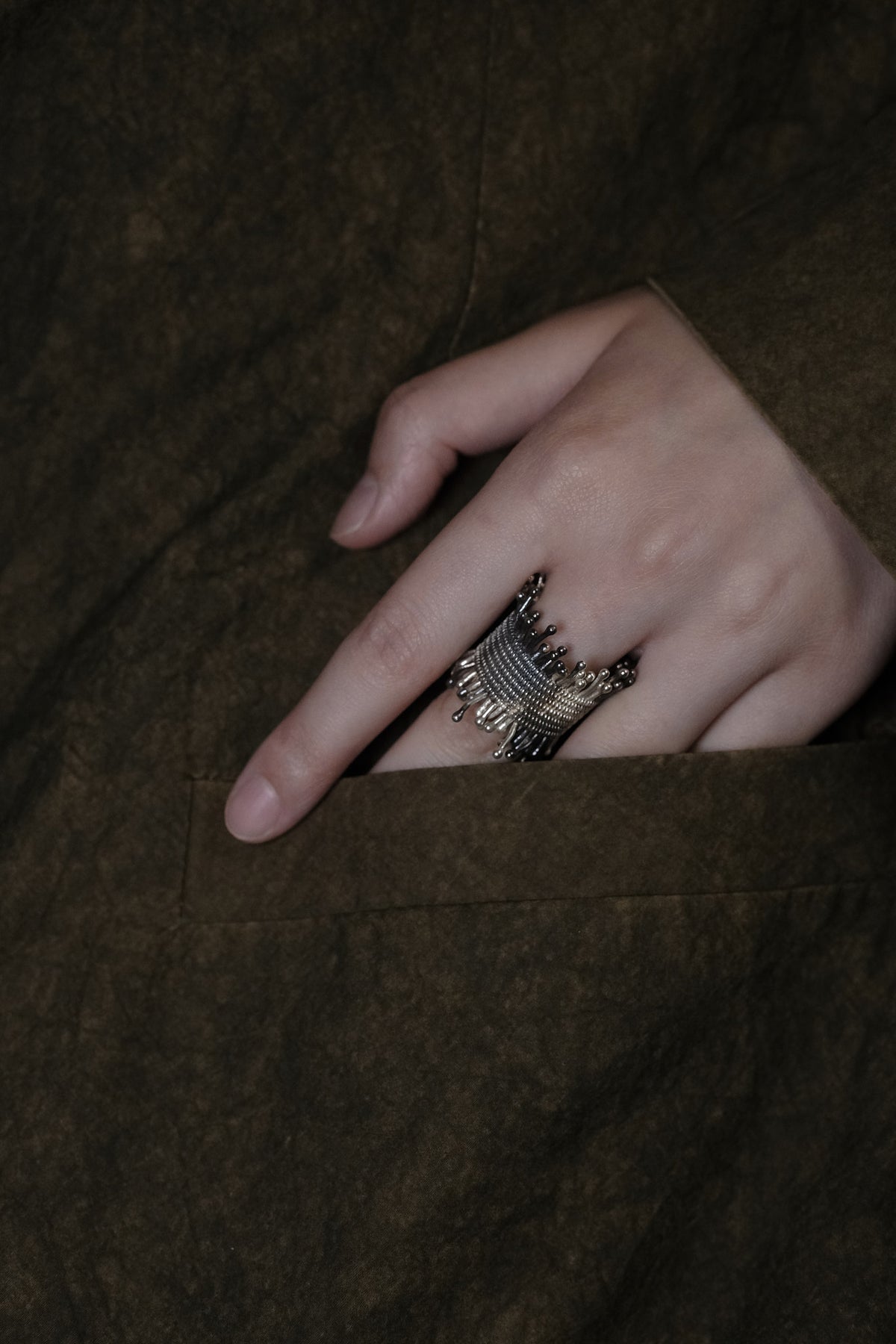 SERIOUSLY NEW—Dual Fringe Adjustable Ring