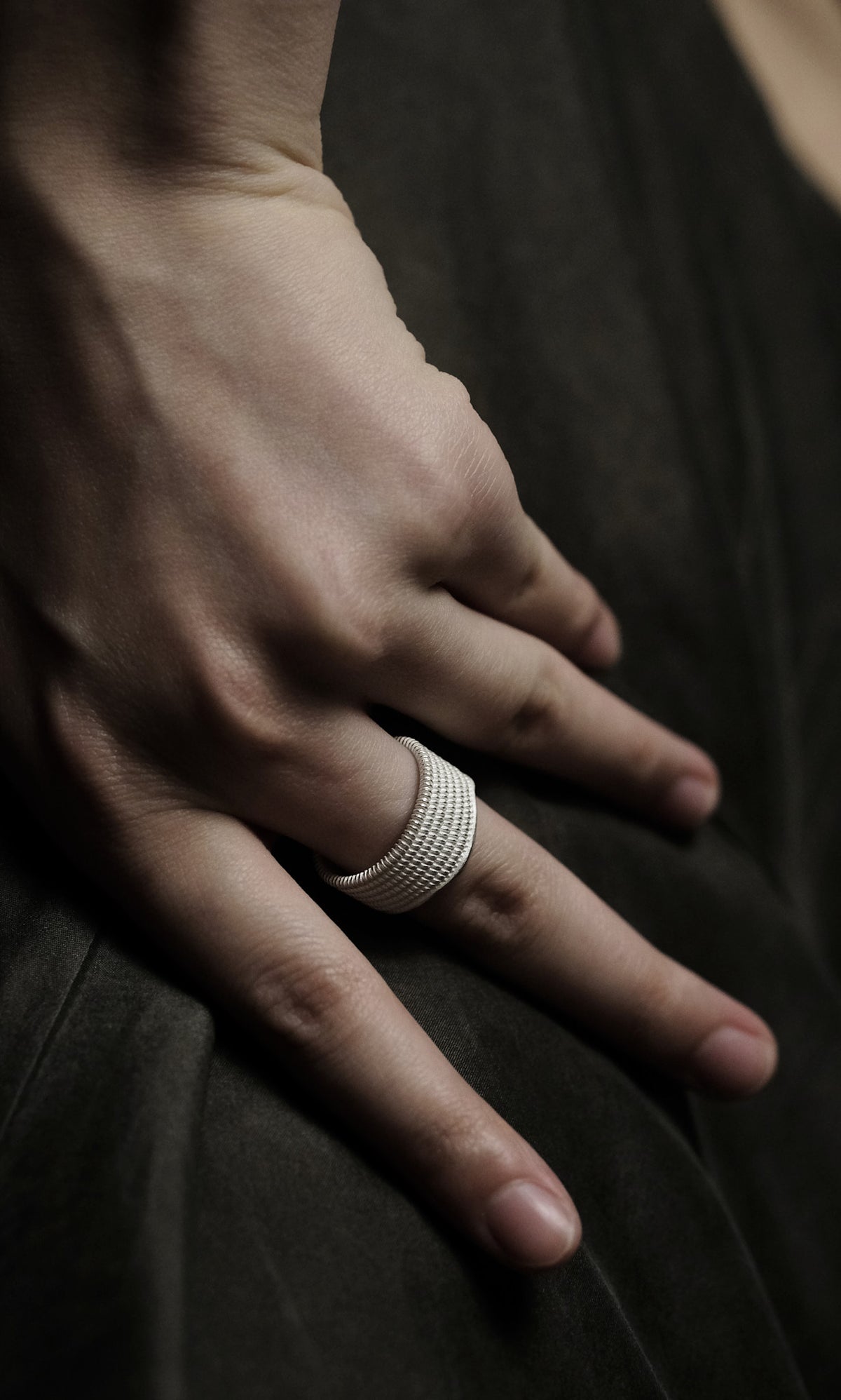 SERIOUSLY NEW-Tactile Weave Ring