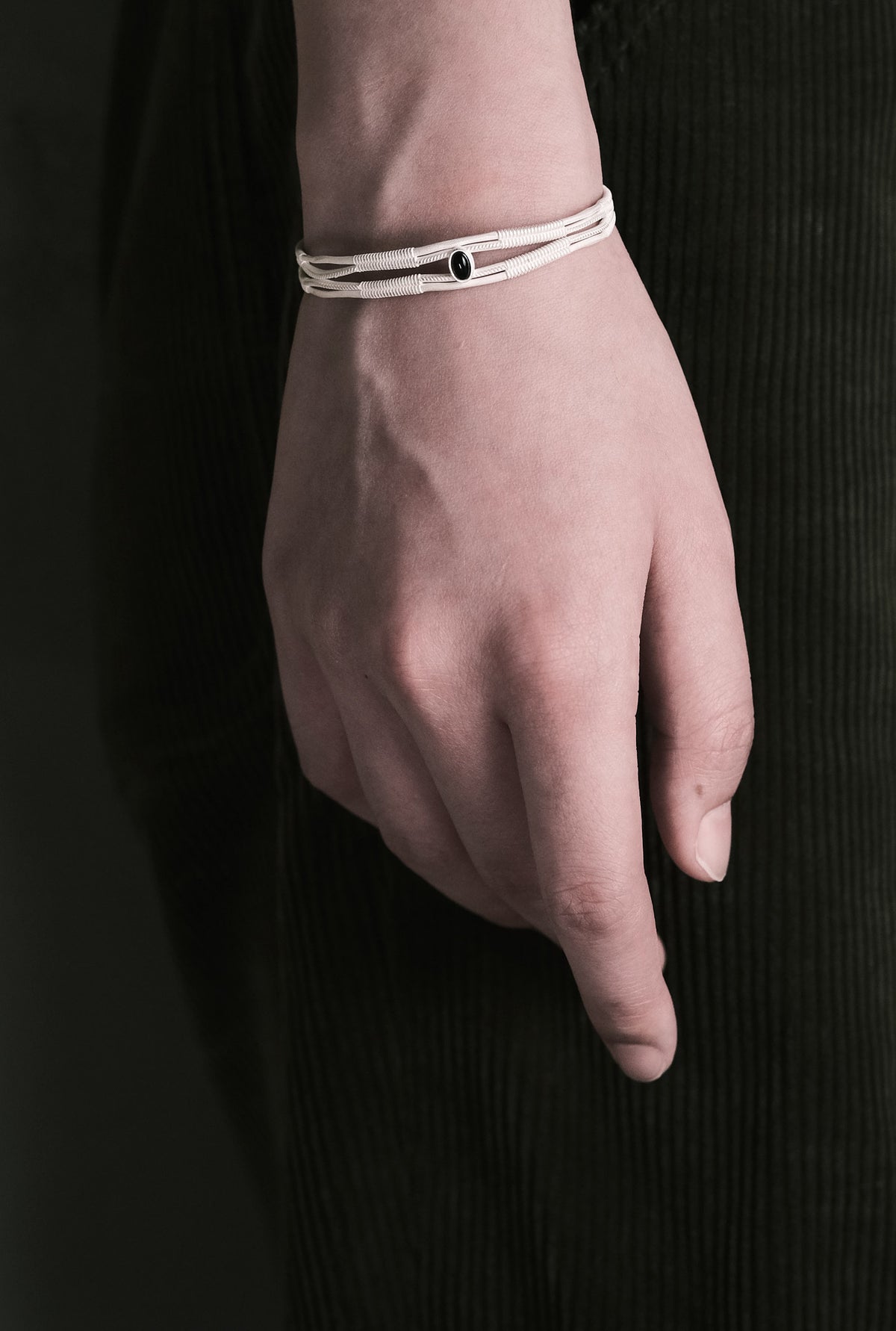 SERIOUSLY NEW-Silk Weave Gem Bangle