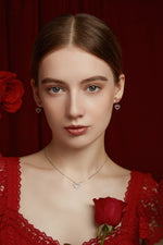 CIGALONG-Eternal Spark Heart Necklace