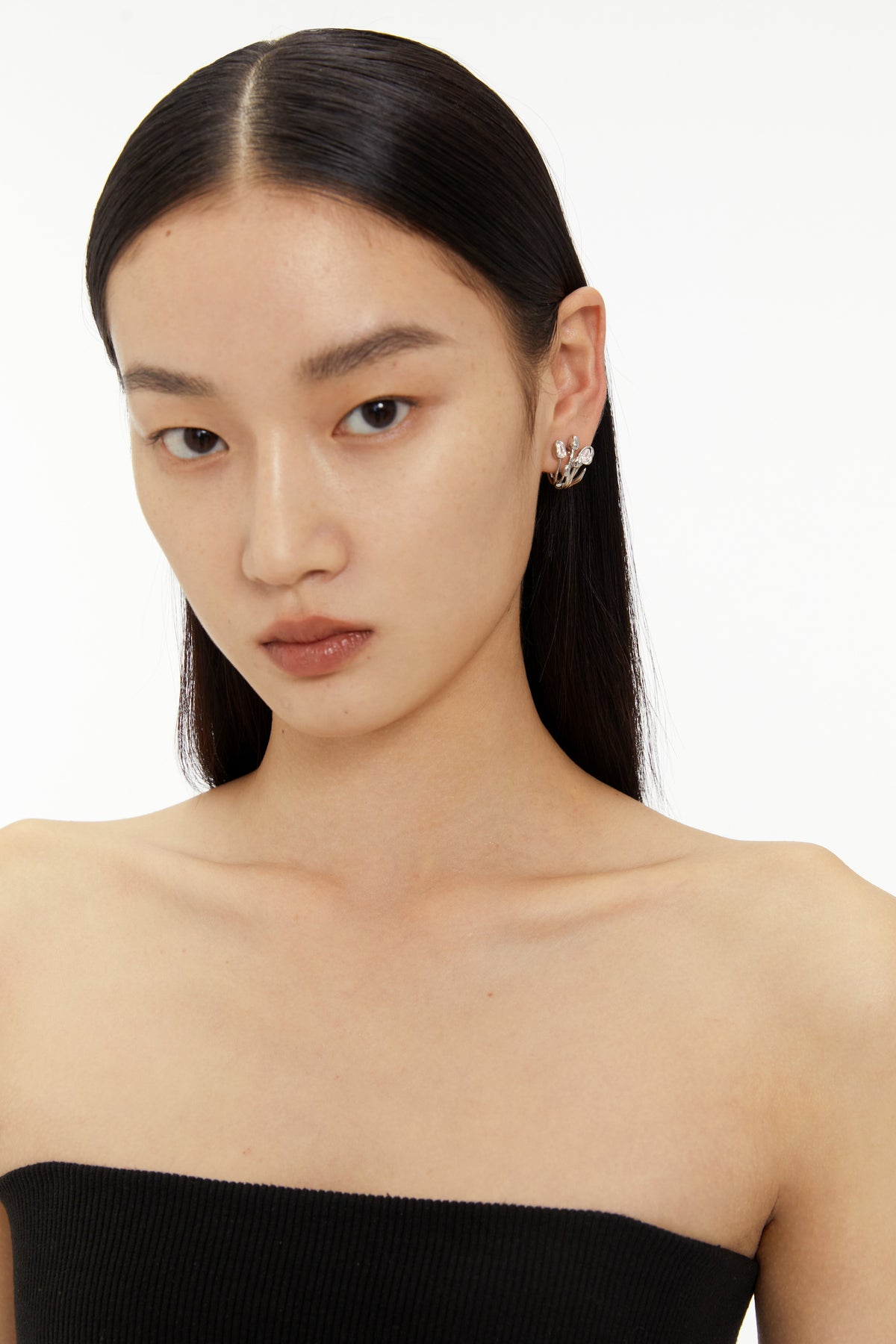 BOONEE-Tulip Bud Curve Earrings