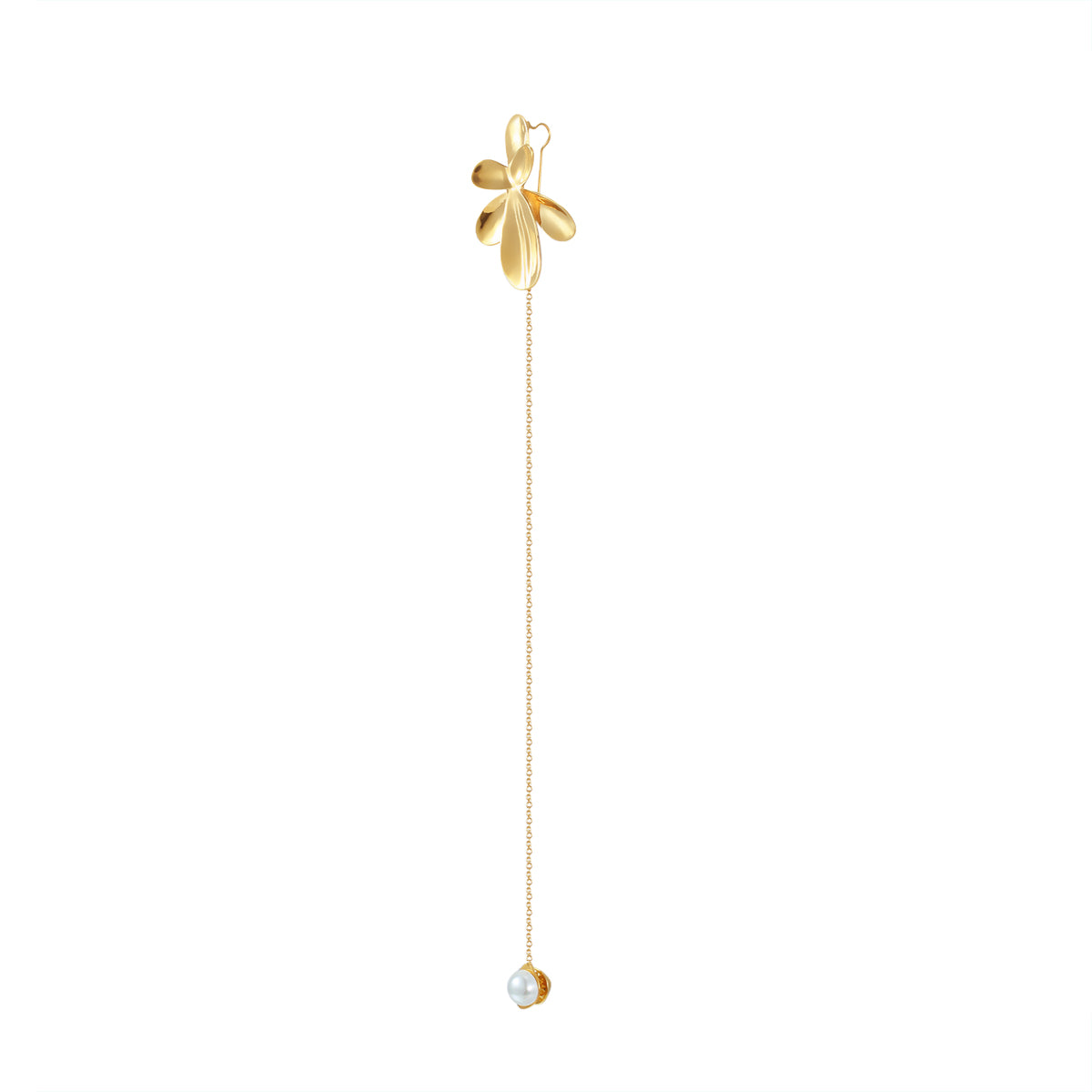 daartemis-Golden Bloom Versatile Pearl Brooch
