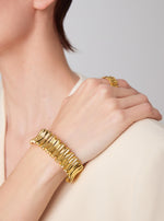 daartemis-Golden Ripple Cuff