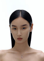 BOONEE-Pink Cat's Eye Heart Stud Earrings