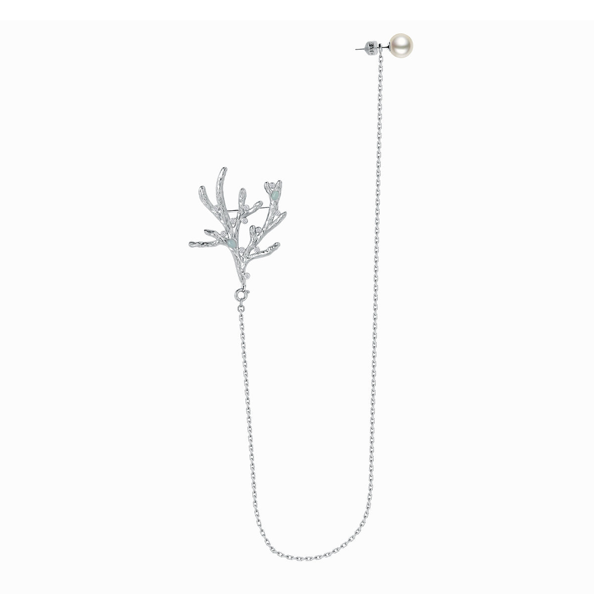 CIGALONG-Ocean Whisper Coral Ear Thread