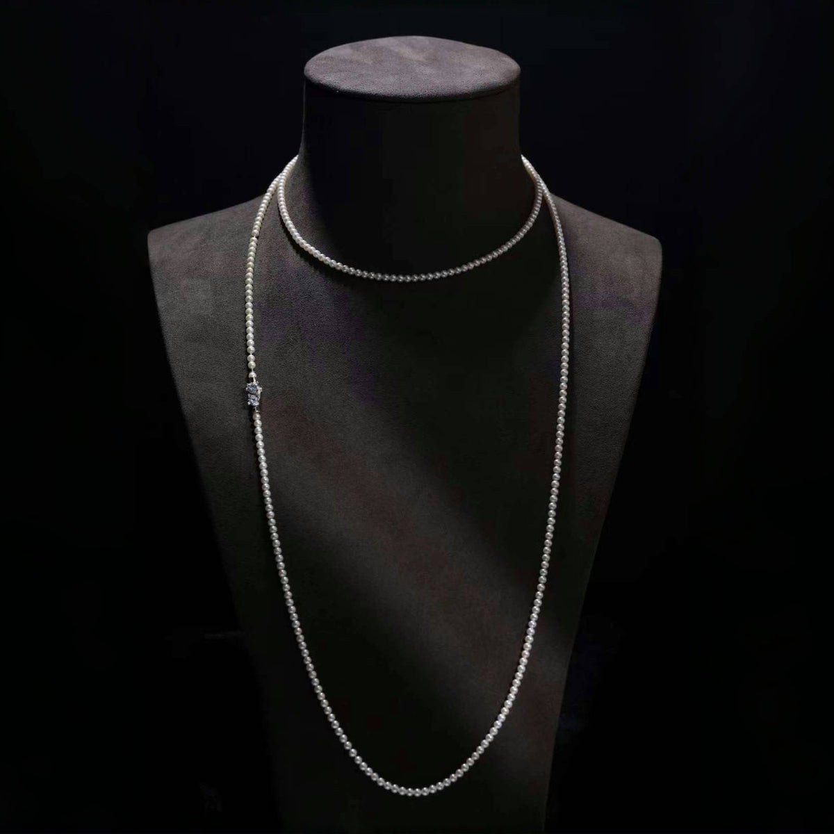 CIGALONG-Wings of Grace – Baby Pearl Opera Necklace