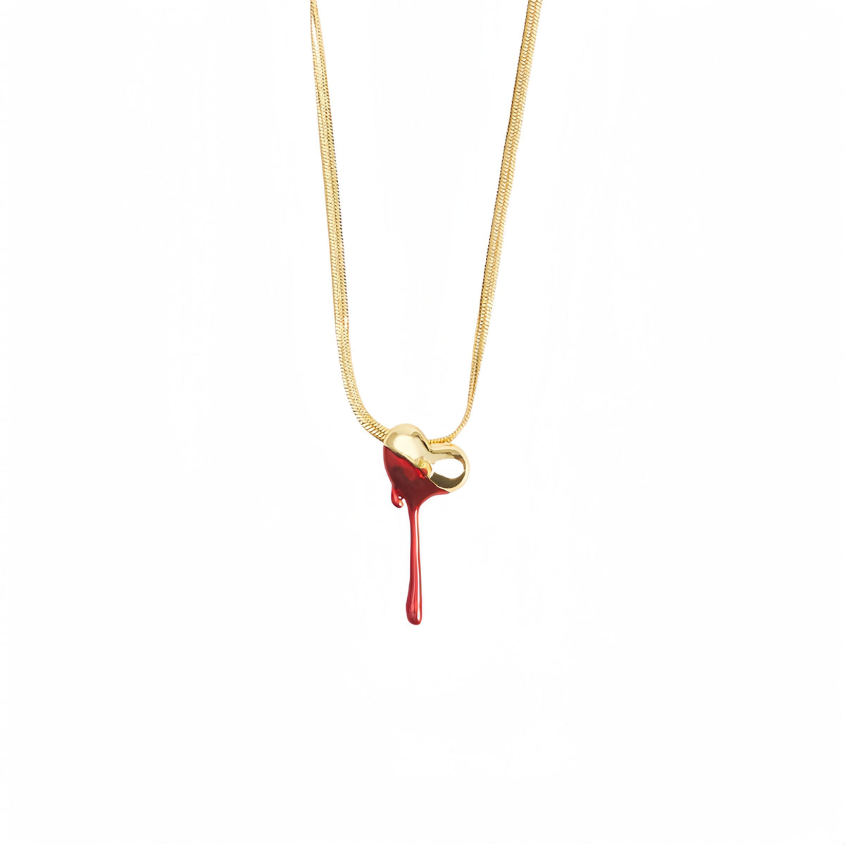 MOON WILD-Heart Bleed Pendant Necklace