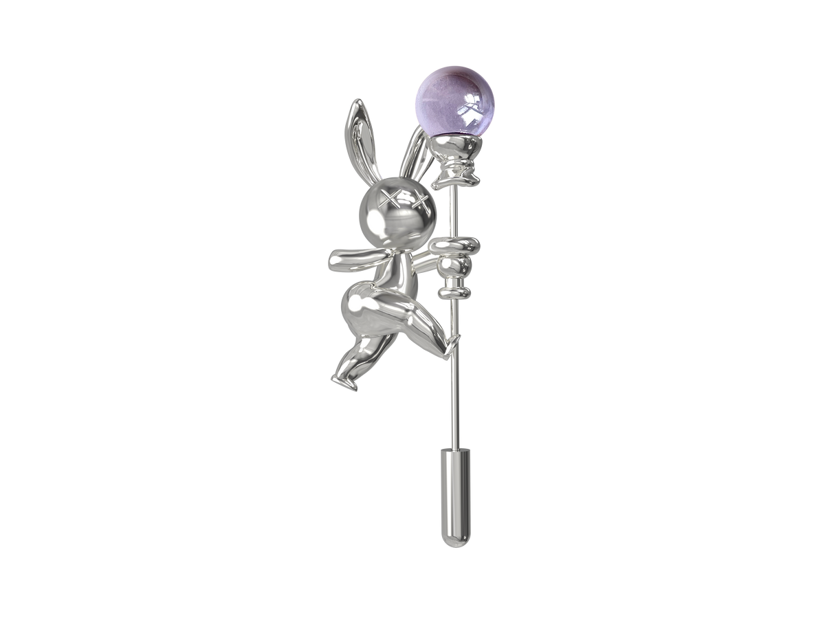 BOONEE-Balloon Bunny Stud Earring (Single)