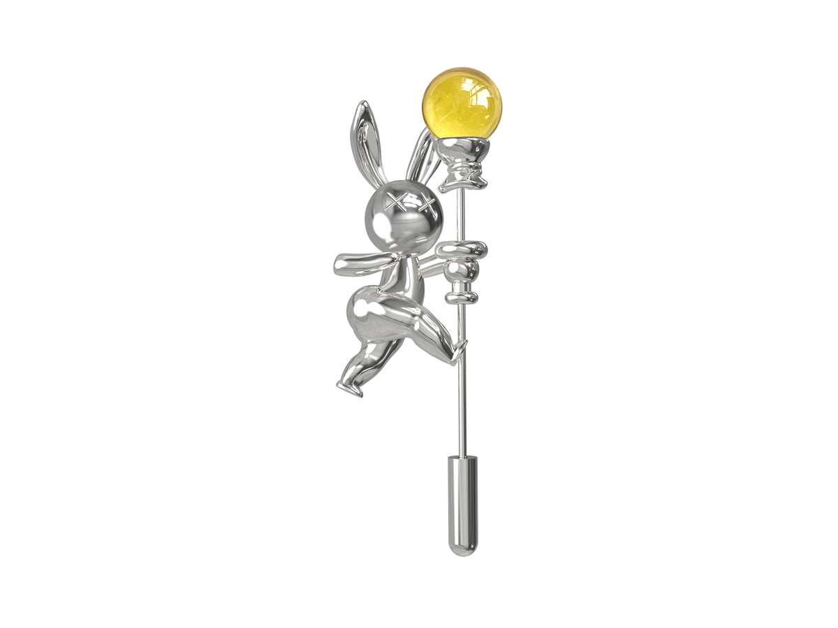 BOONEE-Balloon Bunny Stud Earring (Single)