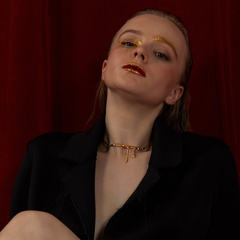 MOON WILD-Melted Motion Necklace