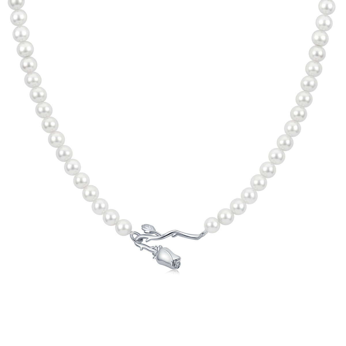 CIGALONG-Pearl Bloom Necklace