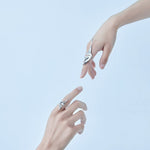 MOON WILD – Flutter Bond Open Ring (Left & Right)