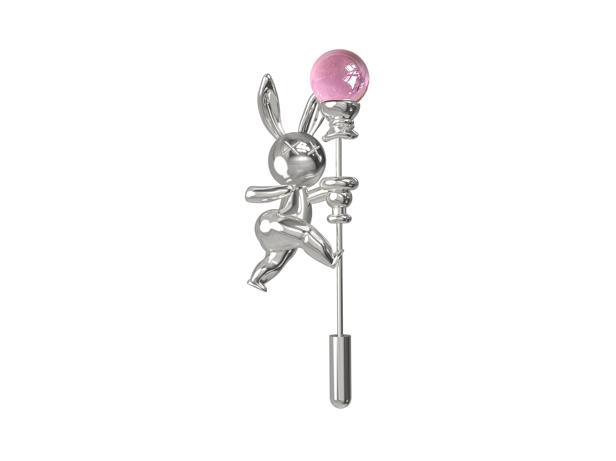 BOONEE-Balloon Bunny Stud Earring (Single)