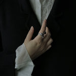 MOON WILD-Moon Dewdrop Pearl Ring