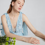 CIGALONG—Rainbow Lily Enamel Bracelet