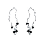 CIGALONG-Flowing Stone Drop Earrings