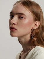 CIGALONG-Flowing Stone Drop Earrings