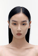 BOONEE-Asymmetric Lava Gem Ear Cuff