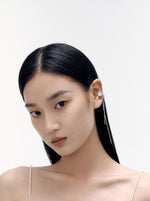 BOONEE-Asymmetric Lava Gem Ear Cuff