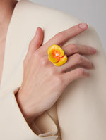 daartemis-Sunfire Bloom Adjustable Ring