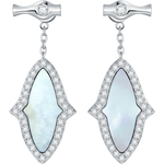 CIGALONG-Lotus Frame Dangle Earrings