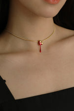 MOON WILD-Heart Bleed Pendant Necklace