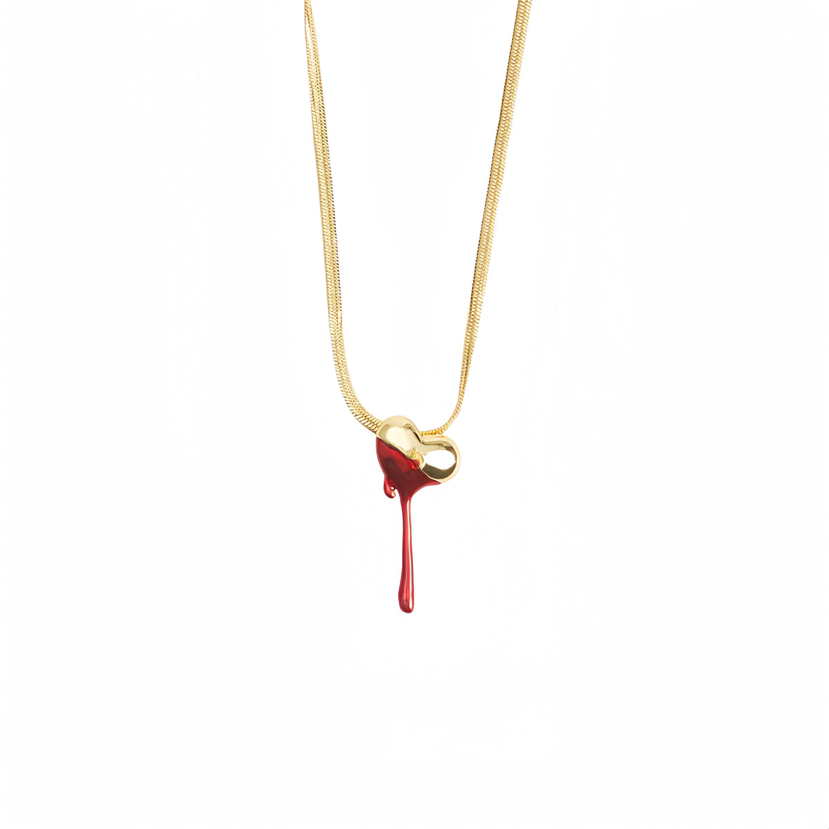 MOON WILD-Drip blood necklace