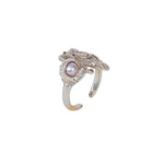 MOON WILD-Moon Dewdrop Pearl Ring