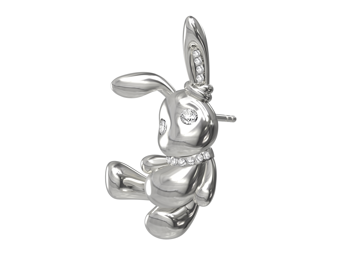 BOONEE-Long Ear Bunny Collection, Rabbit Earrings